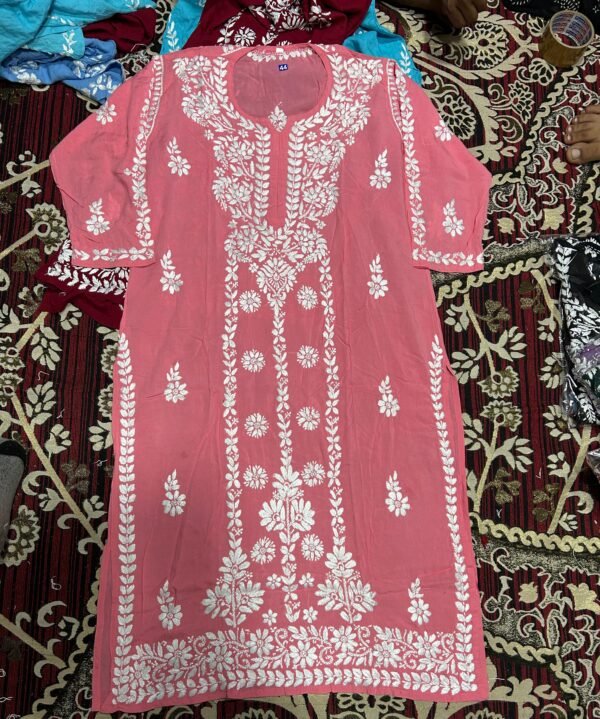 Modal Long Kurti (Heavy work)