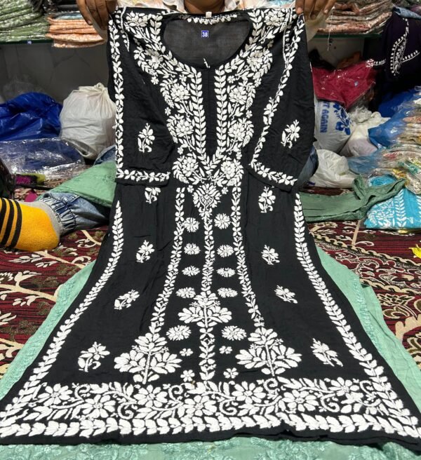Modal Long Kurti (Heavy work)