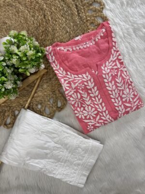 Rayon Long Kurti with Lycra Set
