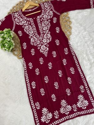 Rayon Long Kurti