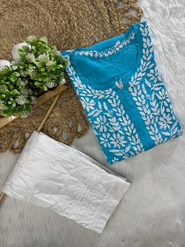 Rayon Long Kurti with Lycra Set