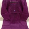 Cotton short kurti tone to tone work