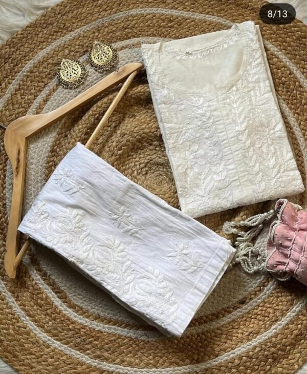Chanderi Silk Lycra Set