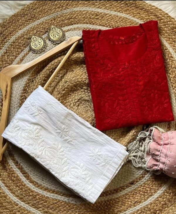 Chanderi Silk Lycra Set