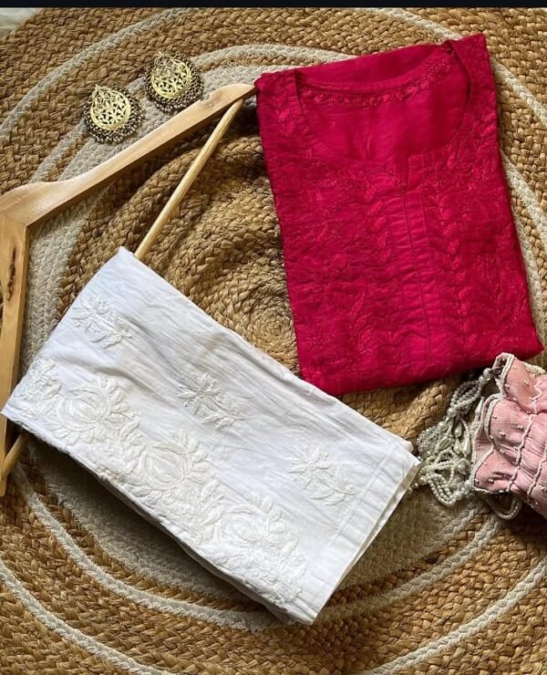Chanderi Silk Lycra Set