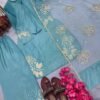 Đěsigner Party Wear Look Pure Natural Crepe Top & Palazzo With Dupatta set