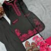 Pure Natural Crepe Top & Farshi Palazzo With Dupatta set