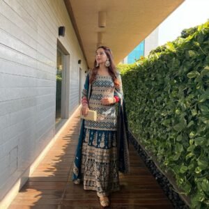 Designer Kurta Sharara Set with Duppatta