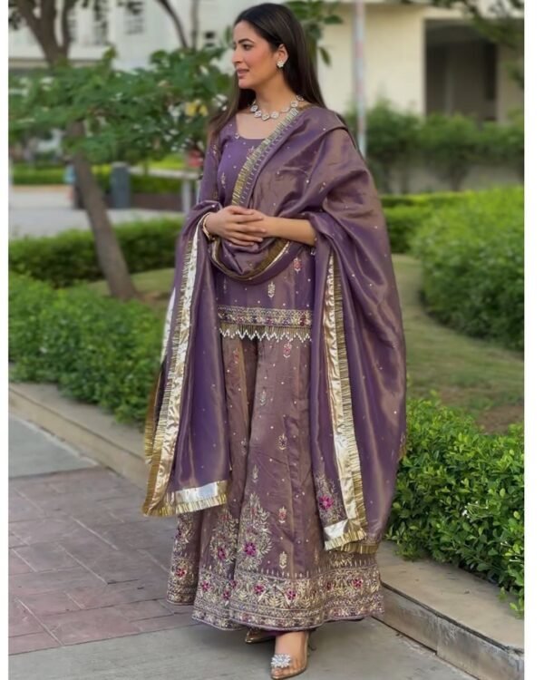 New Designer Party Wear Look Suit