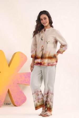 Vercatin Silk Co ord Set 3