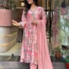 Designer Kurti Pant Dupatta Set
